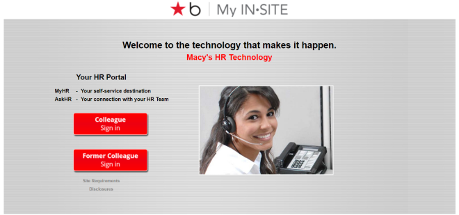 Macys Insite Login See Schedules Paycheck