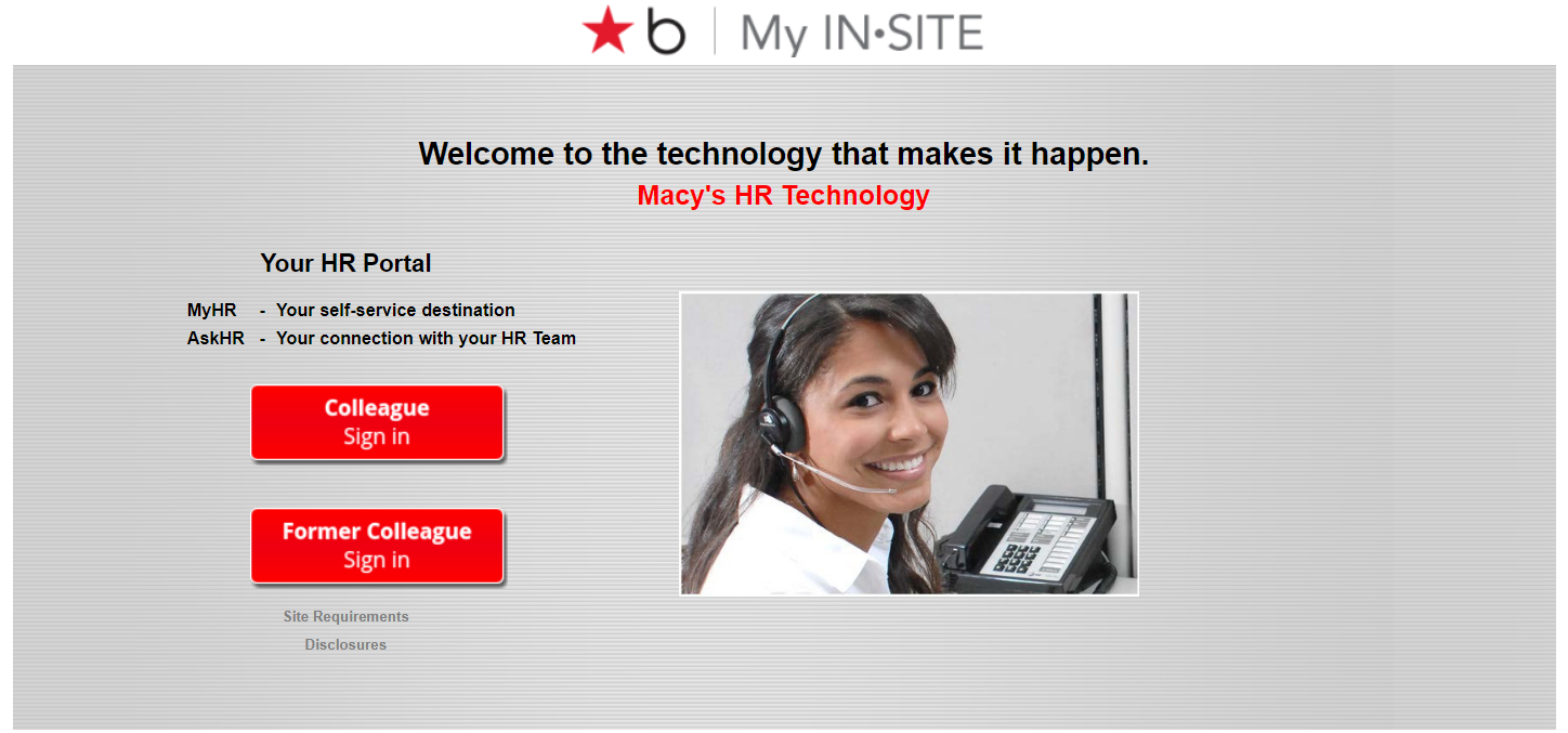 Macys Insite Login EmployeeConnection See Schedules PayCheck