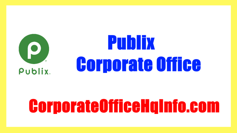Publix corporate office headquarters address and contact